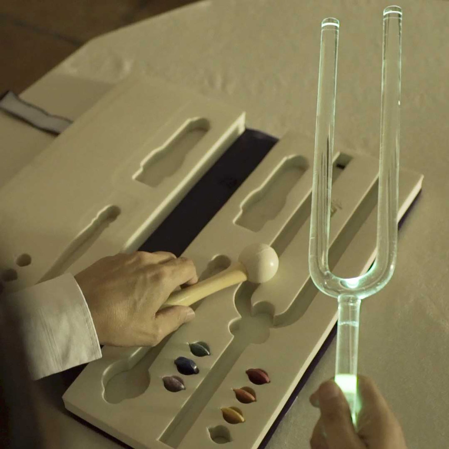 Diapasón de cuarzo con sistema de cromatico - Vibra Fork