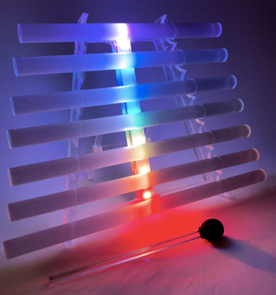 Arpa cromática de cuarzo